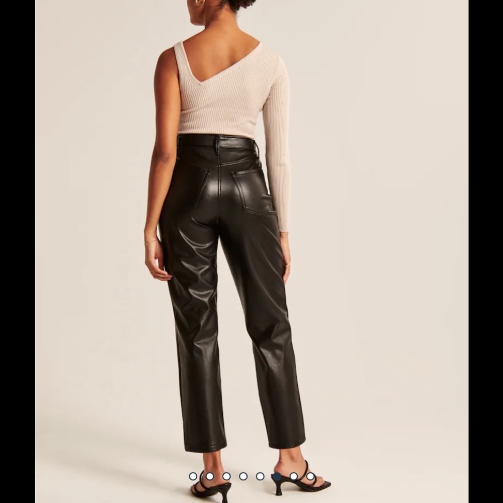 NWT Abercrombie and Fitch Faux Leather Pants 33